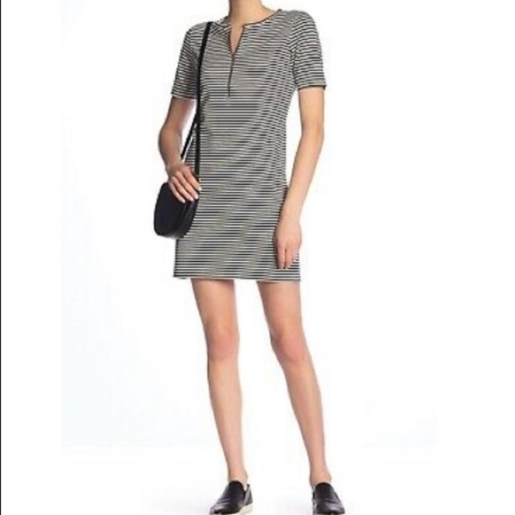 Current Elliott NWOT Leighton Dress/striped/zipper - Picture 2 of 3